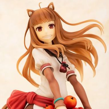 水彩のような優しい雰囲気。「狼と香辛料」より、フィギュア「ホロ