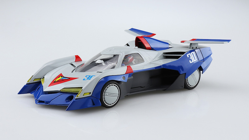 新世紀GPXサイバーフォーミュラ」より、「アスラーダG.S.X エアロモード」がプラモデル化。新パーツ追加で高速サーキット仕様を再現 - HOBBY  Watch