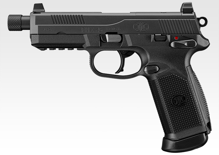 東京マルイより、45口径トライアルの仕様を受け継いだガスガン「FNX-45
