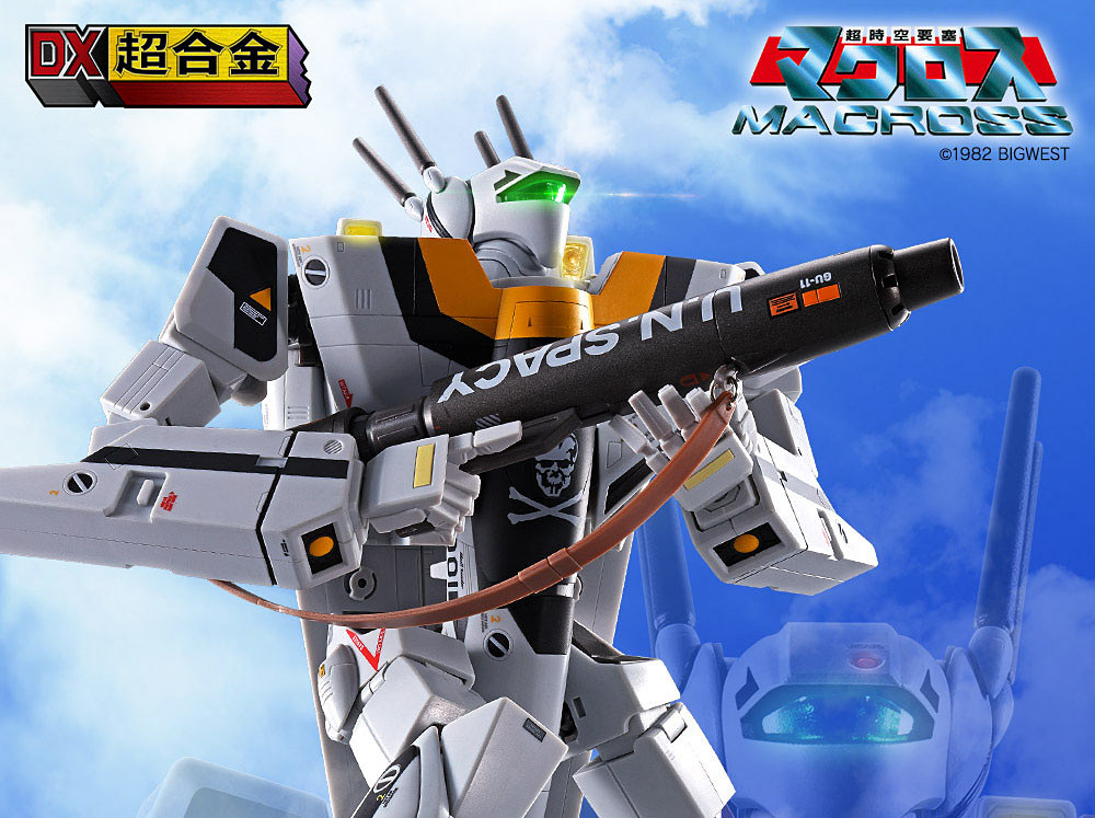 TV版向けに頭部を新規造形！ 「DX超合金 VF-1Sバルキリー ロイ