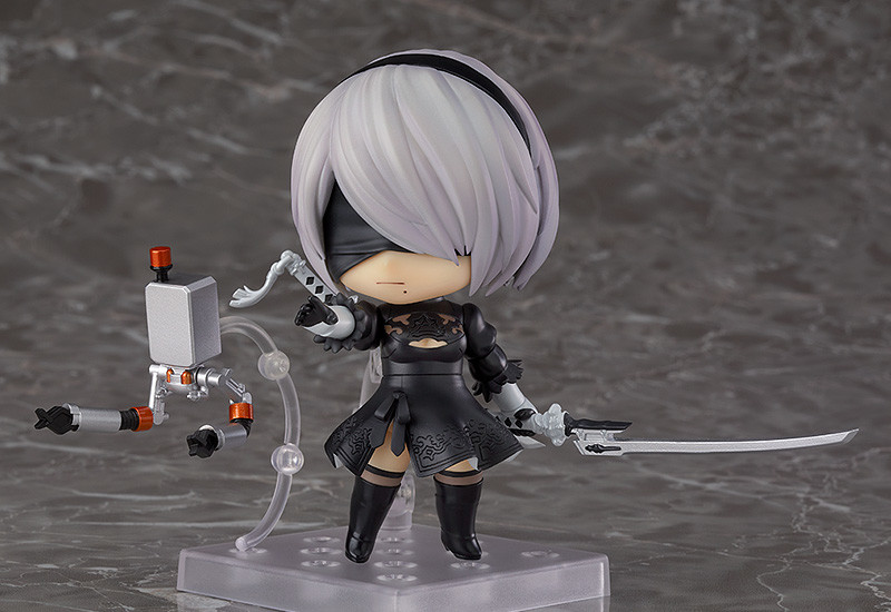 ねんどろいど NieR：Automata フィギュア ニーア オートマタ デスク周りを彩るちいさな2B！ 「NieR:Automata」より2Bのねんどろいど