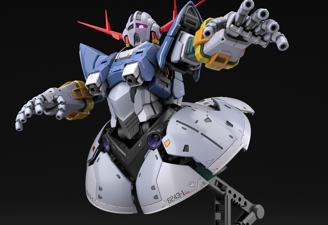 ガンプラ「RG 1/144 ジオング」、モノアイの可動などギミック写真を