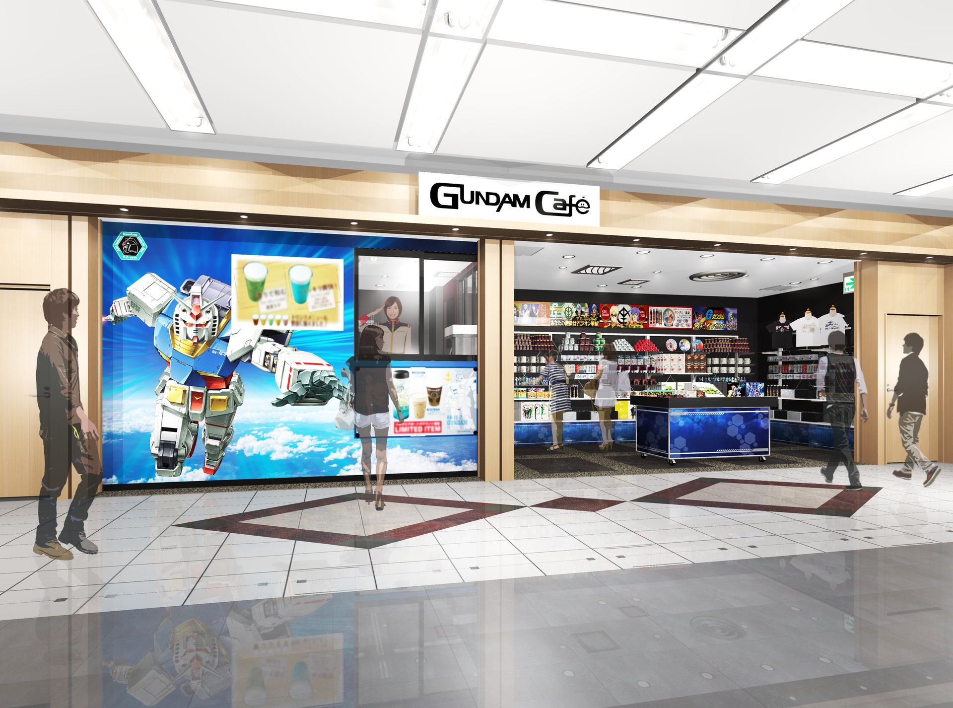 Gundam Cafe が羽田空港に期間限定オープン決定 Hobby Watch