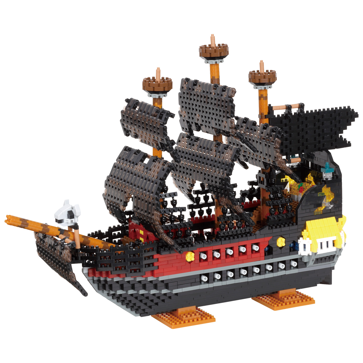 3280ピースで構成された海賊船 ナノブロックより 海賊船 デラックスエディション がもうすぐ発売 Hobby Watch