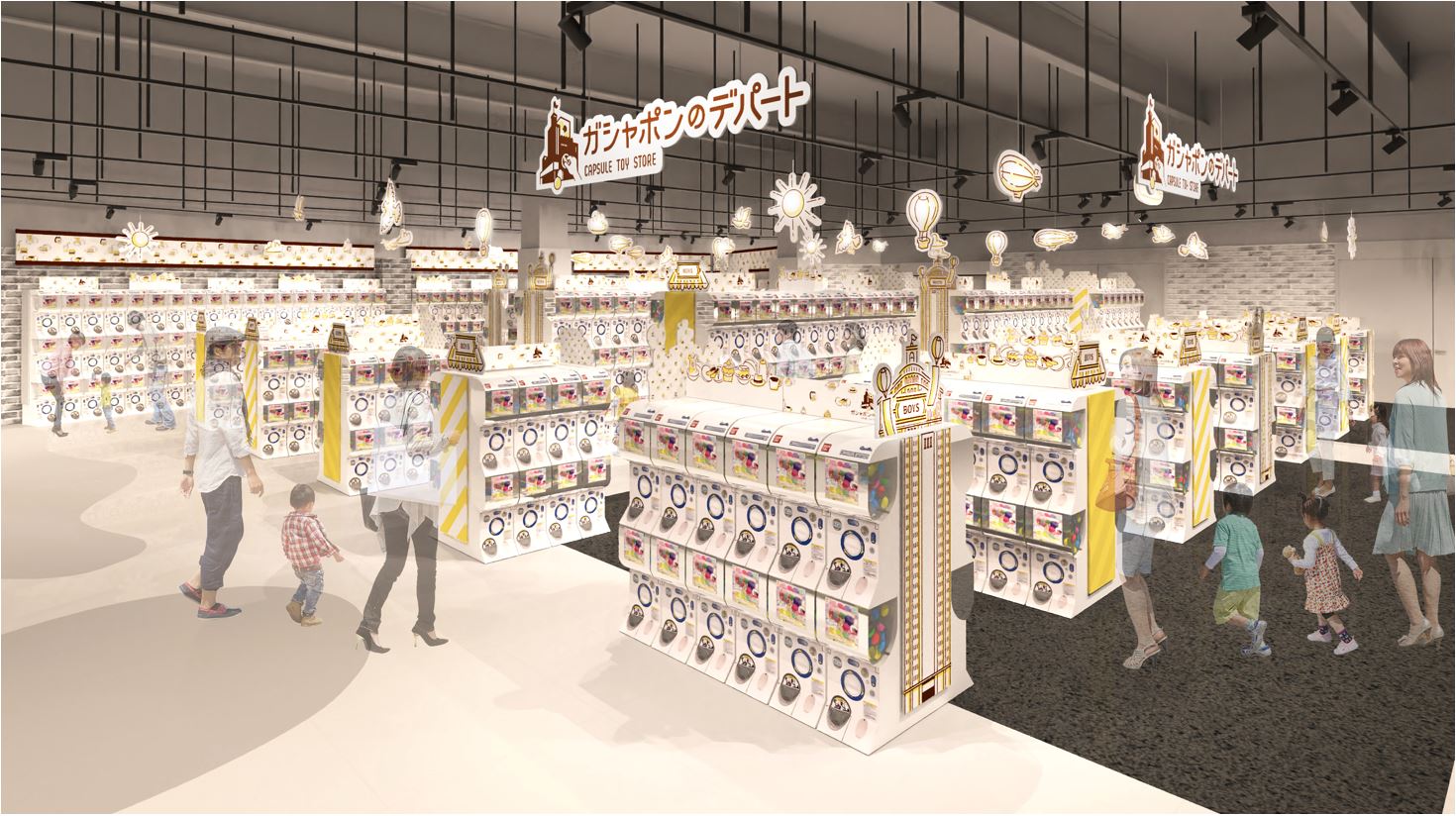 設置台数は関西最大級の1 000面 ガシャポンのデパート Hep Five店が12月18日オープン Hobby Watch