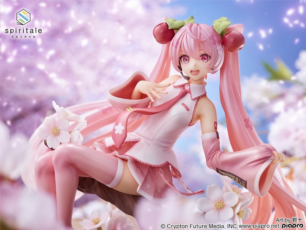 華やかで鮮やかな桜ミクがフィギュア化！ 「桜ミク ～桜妖精ver.～ 1/7