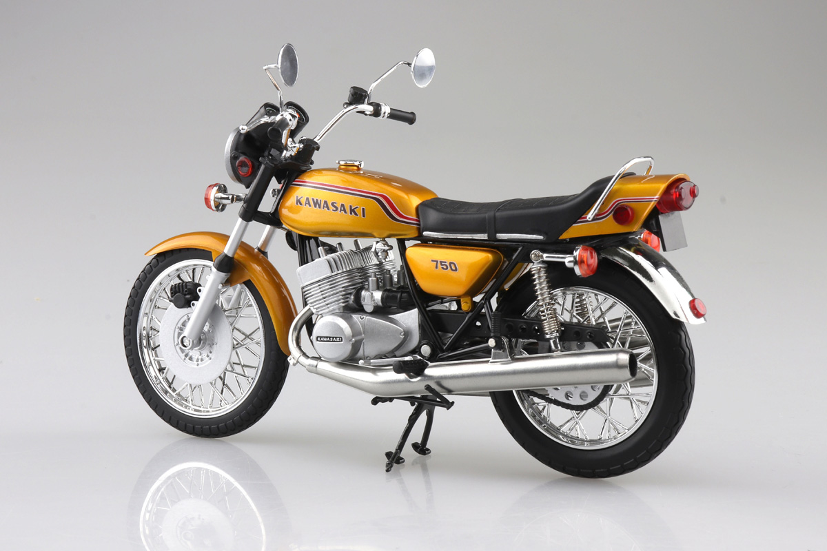 マッハ750KAWASAKI750-SSミニチュアバイク - 置物