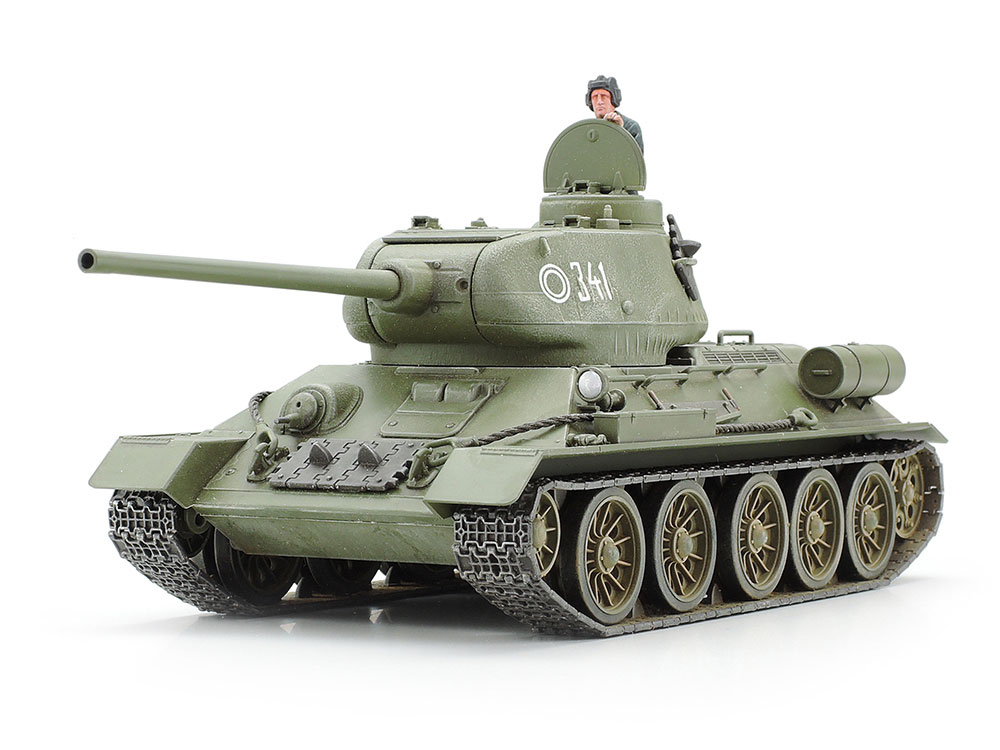 ソ連の傑作戦車「T-34-85」が1/48スケールでプラモデル化。タミヤから2 
