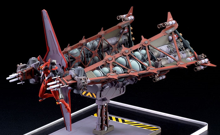 軌道修正が追いつかない このまま強行する ヱヴァ Q 冒頭の エヴァンゲリオン改弐号機b ブースター装備 が立体化 Hobby Watch