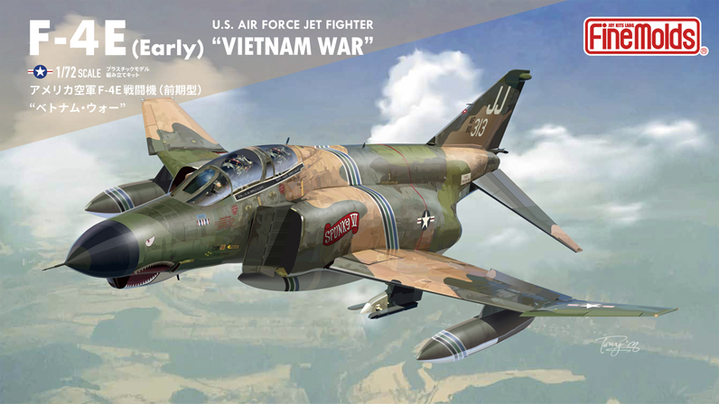 ファインモールド、プラモデル「アメリカ空軍 F-4E 戦闘機“ベトナム