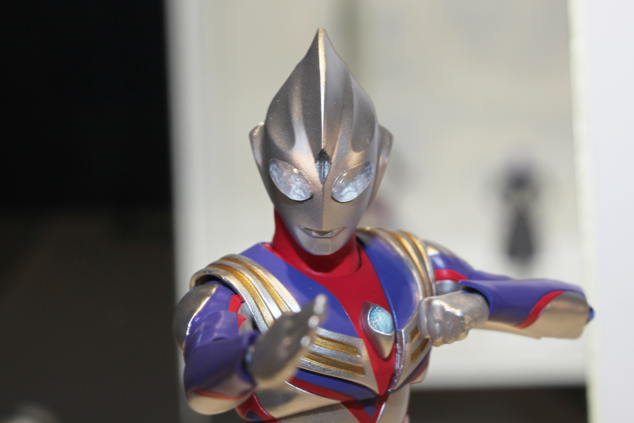 特別企画 魂ネイション撮り下ろし S H Figuarts 真骨彫製法 ウルトラマンティガ マルチタイプ が展示中 シリーズ初のウルトラマン Hobby Watch