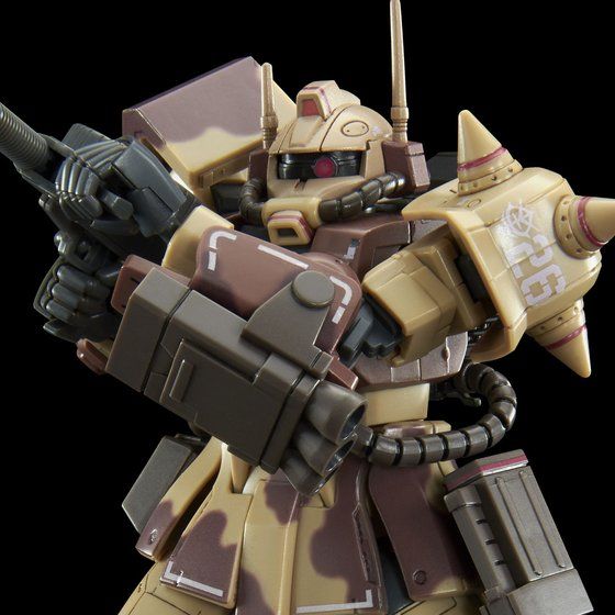 ガンプラ Hg 1 144 ザク デザートタイプ ダブルアンテナ仕様 プレミアムバンダイにて予約開始 Hobby Watch