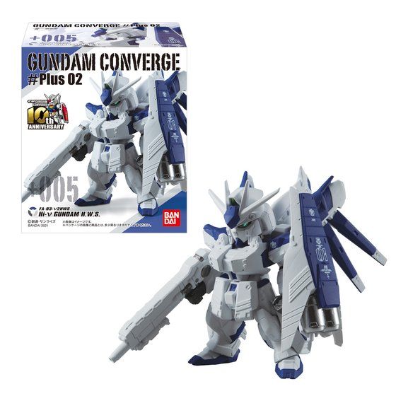 Hi Nガンダム H W S 装備型 が立体化 食玩 Fw Gundam Converge Plus02 7月5日発売 Hobby Watch