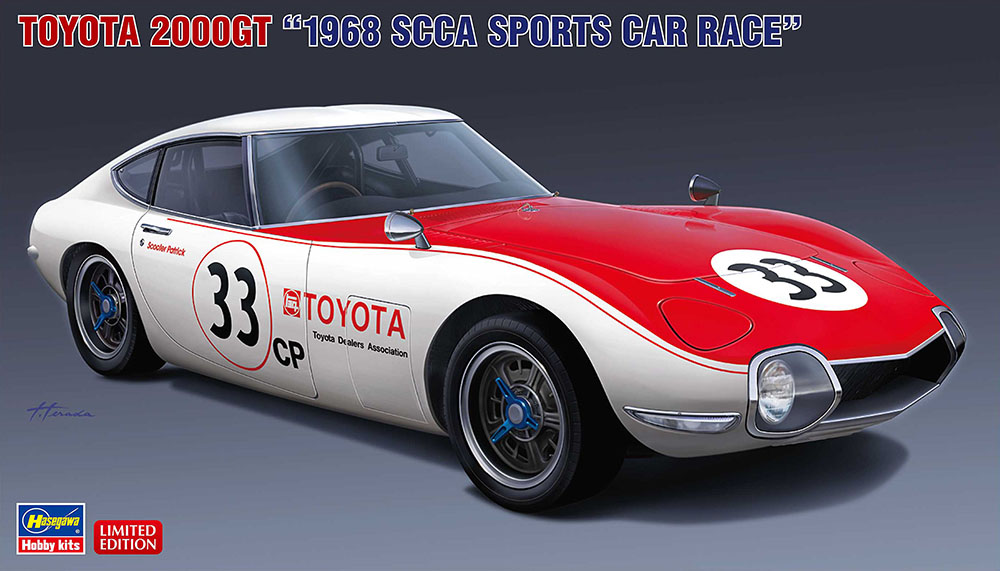 ハセガワ、プラモデル「トヨタ 2000GT “1968 SCCA スポーツカーレース”」を本日出荷 - HOBBY Watch