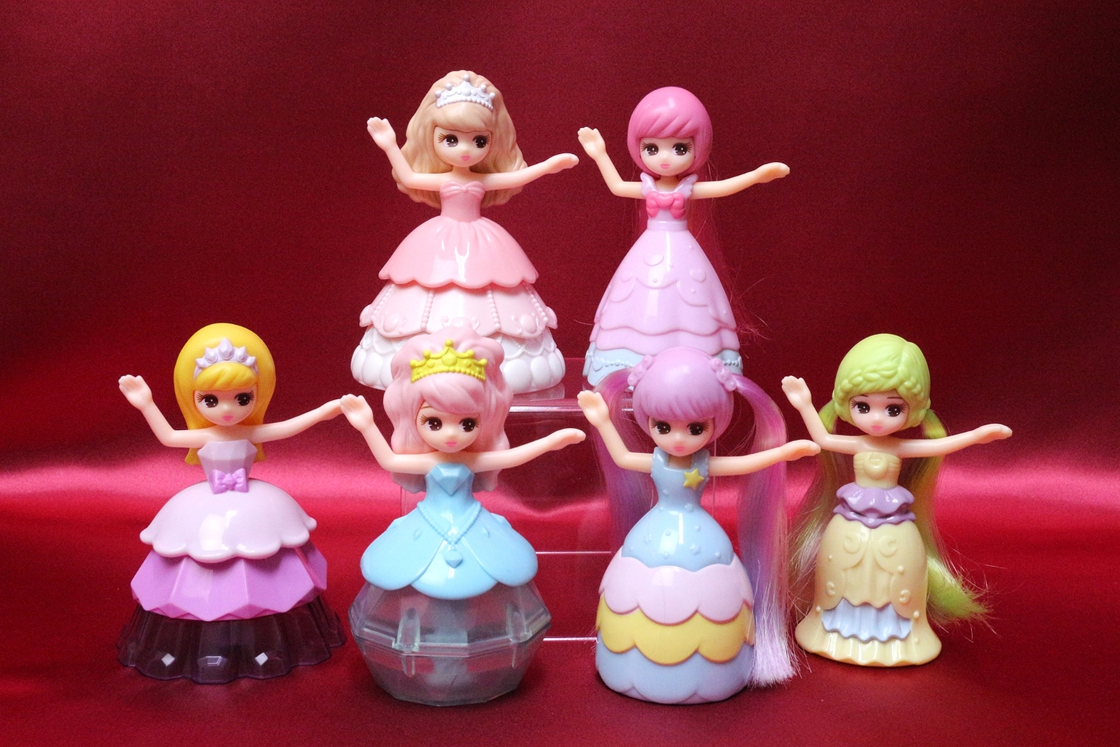 人形 スタンド ドールスタンド おもちゃ 4個セット リカちゃん人形 飾り