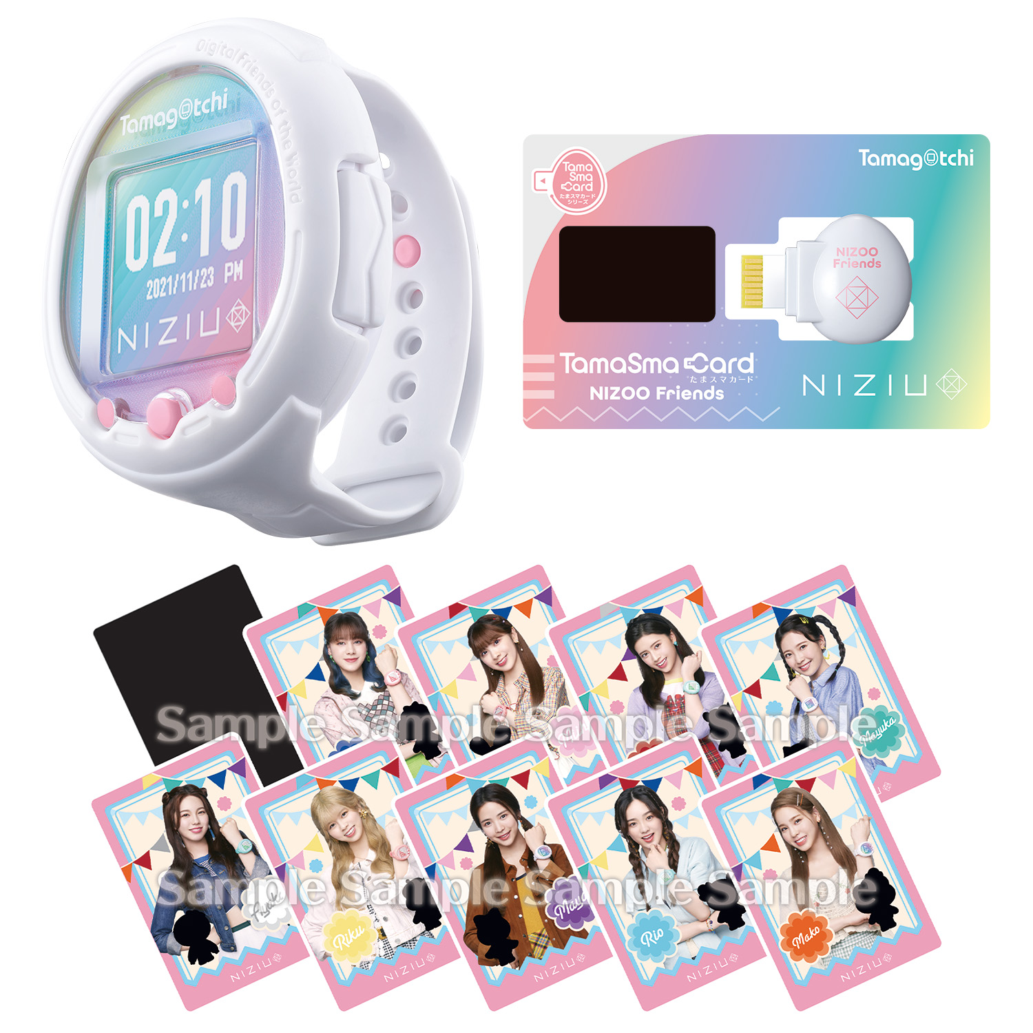 NiziU×「たまごっち」！ 「たまごっちスマート NiziU スペシャルセット