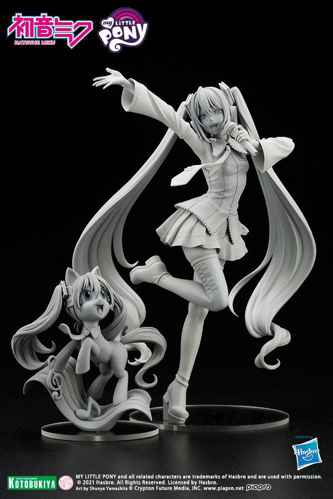 コトブキヤ、「初音ミク feat. MY LITTLE PONY美少女」フィギュア原型 