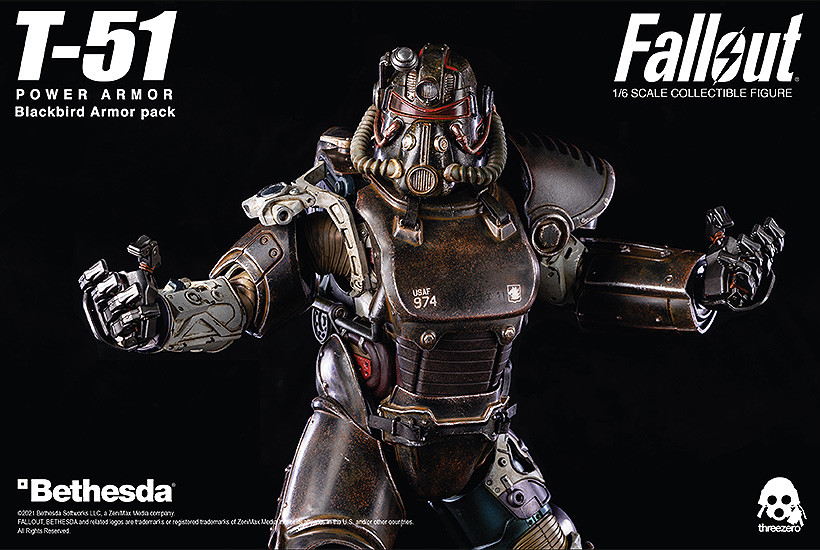 Fallout より フィギュア 1 6 T 51 ブラックバード アーマー パック 本日発売 Hobby Watch