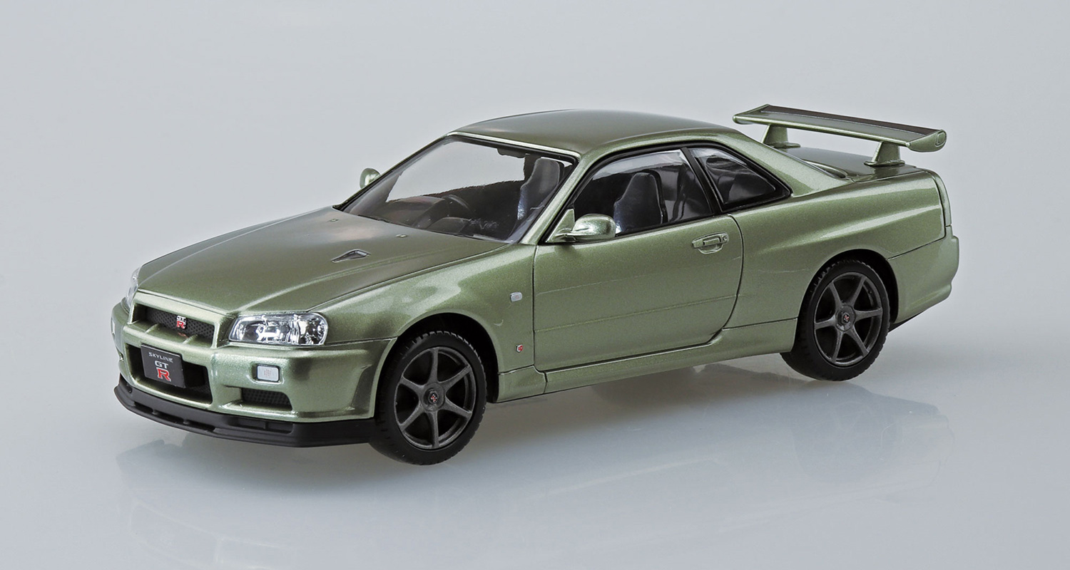 アオシマ R34スカイライン Gt R ニュル プラモデル2色を9月発売 Hobby Watch