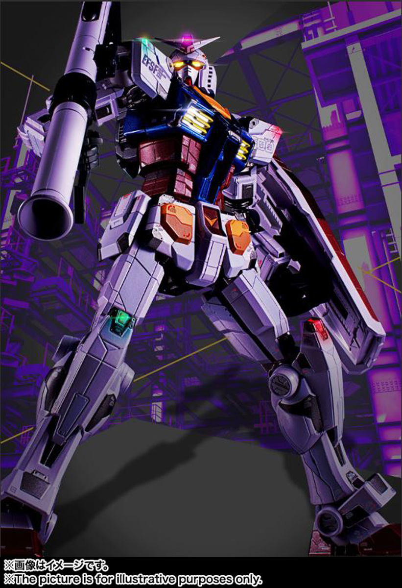 夜間時起動実験をイメージしたカラーリングの 超合金 Rx 78f00 Gundam Night Illuminated Ver 会場限定で 10月22日発売 Hobby Watch