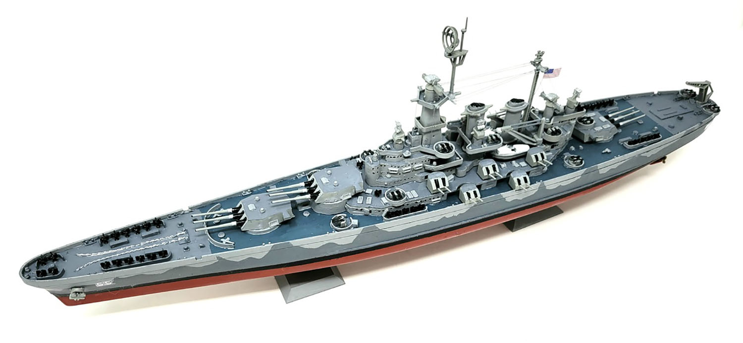 プラモデル「1/500 WW.II アメリカ海軍 戦艦 USSノースカロライナ BB 