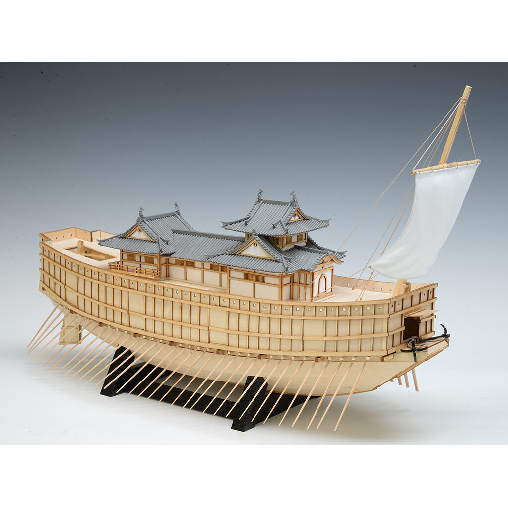 ウッディジョー、室町時代後期の大型軍船「安宅船」の木製模型を11月1日発売 - HOBBY Watch