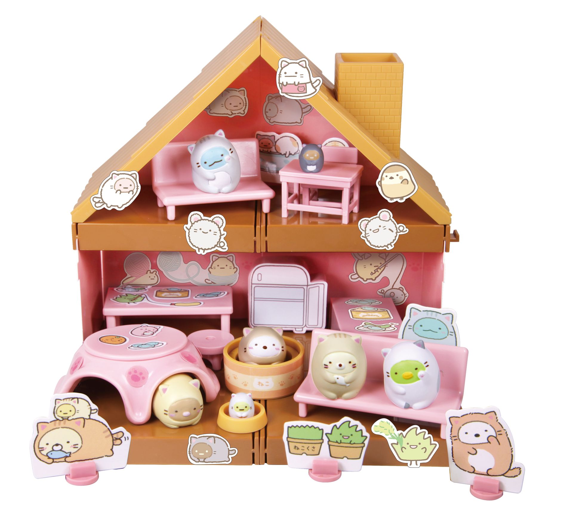 すみっコたちがねこの着ぐるみ姿になった「すみっコぐらし すみっこな