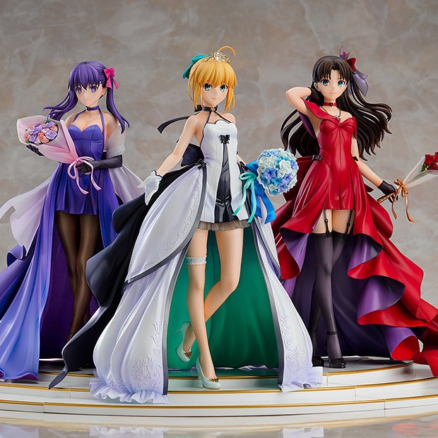 日本製 2ウェイ 遠坂凛 劇場版 Fate/stay night 完成品 フィギュア