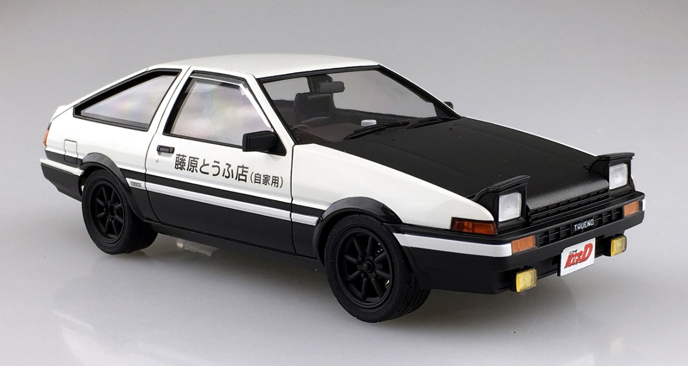 頭文字D」藤原拓海の愛車「AE86」が塗装済みプラモで登場！ アオシマより12月発売 - HOBBY Watch