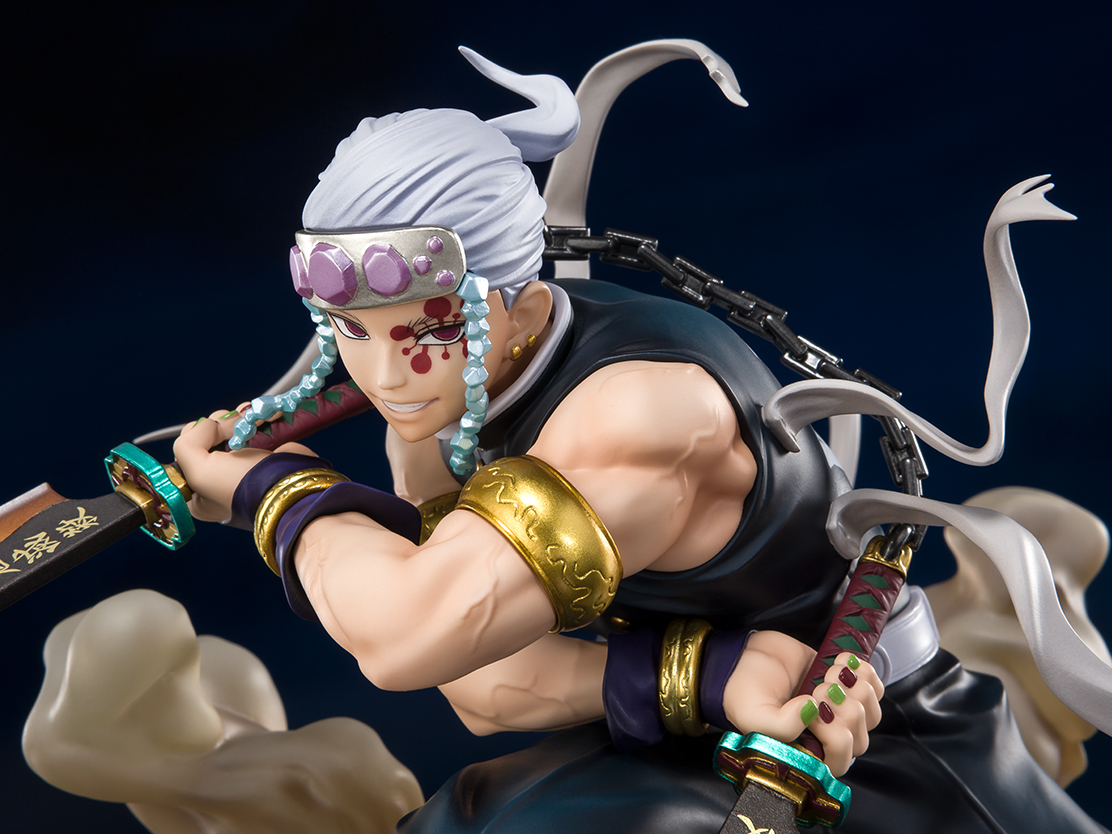 鬼滅の刃」より、躍動感のある姿の音柱・宇随天元が「フィギュアーツ