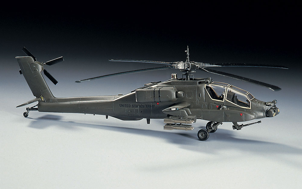 アメリカ陸軍の全天候型攻撃ヘリコプター「AH-64Aアパッチ」が1/72