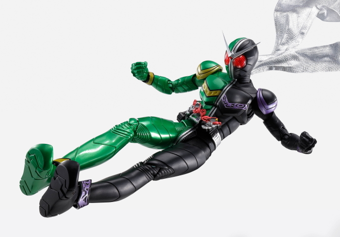 S H Figuarts 真骨彫製法 仮面ライダーw サイクロンジョーカー がアニメ化を記念して新登場 Hobby Watch