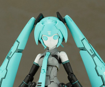 フレームアームズ」と「初音ミク」がコラボ。プラモデル「フレーム