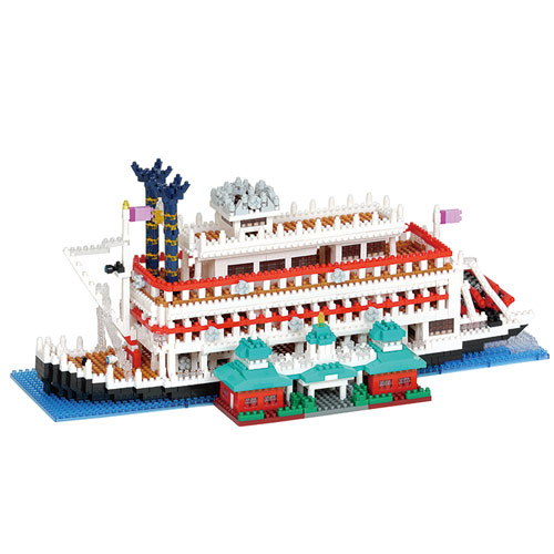 東京ディズニーリゾートの 蒸気船マークトウェイン号 が ナノブロック 化 4月13日発売 Hobby Watch