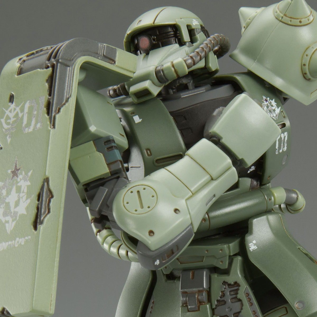 ドアンによって改修された歴戦のザク、ガンプラ化。「HG 1/144 ドアン