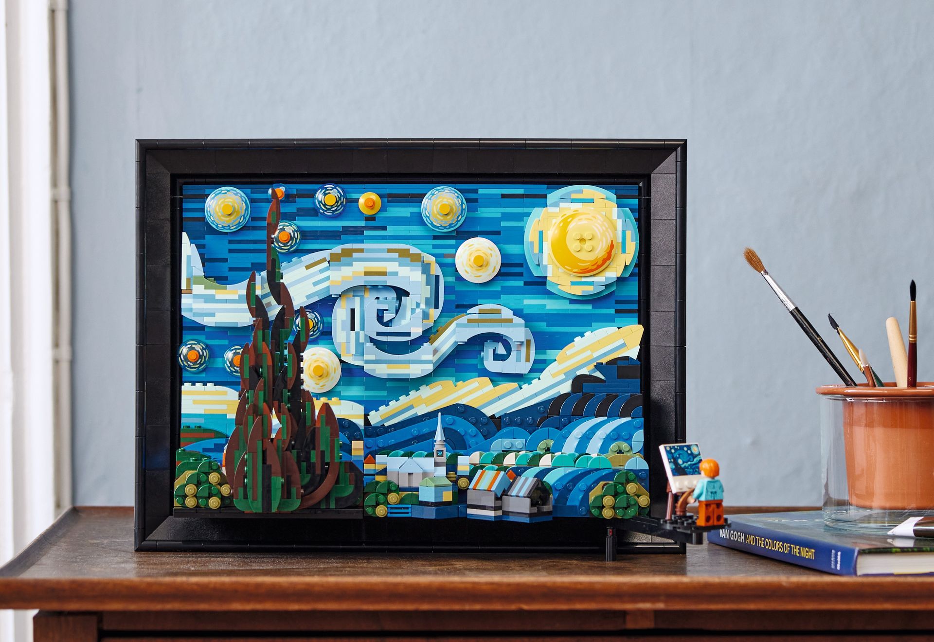 ゴッホの絵画を三次元に再現！「レゴ アイデア ゴッホ 『星月夜』」6月 