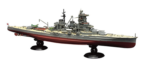 フジミ模型、プラモデル「1/700 FH7 高速戦艦 榛名 フルハルモデル」を