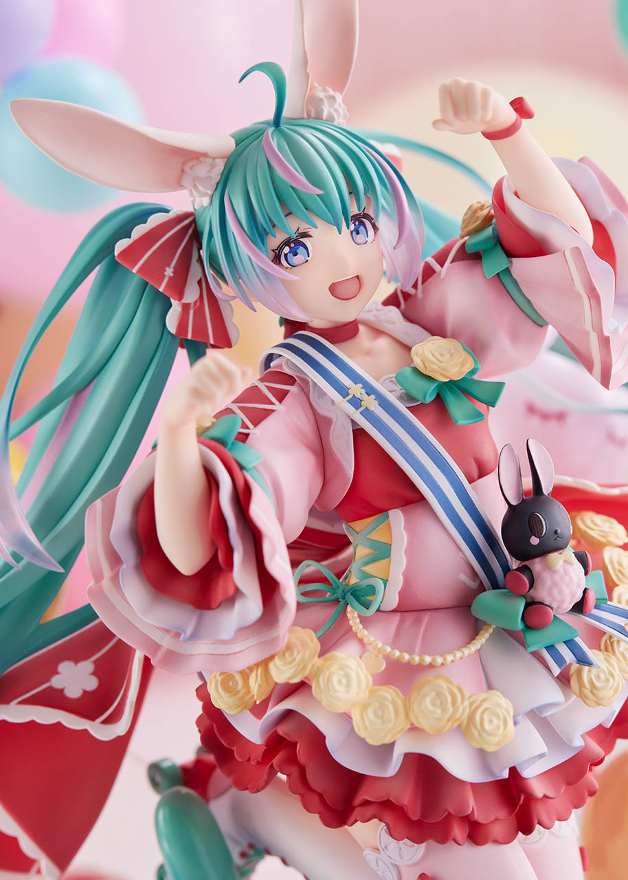 華やかな衣装で初音ミクが登場 初音ミク Birthday 21 Pretty Rabbit Ver 予約開始 Hobby Watch