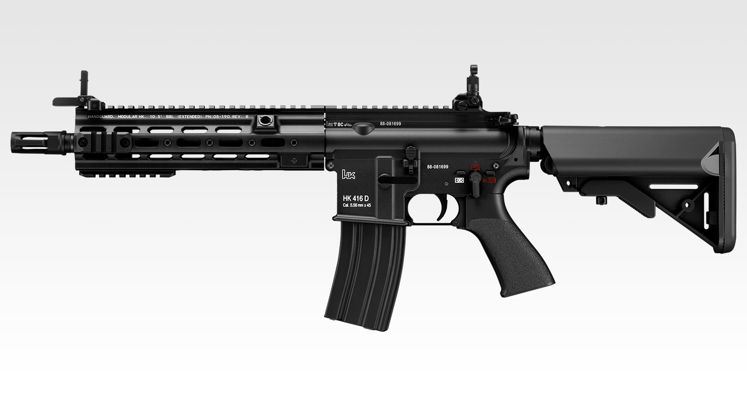 デルタフォース採用銃のブラックカラーVer。次世代電動ガン「HK416