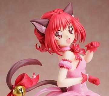 地球の未来にご奉仕するにゃん！”フィギュア「ミュウイチゴ 1/7