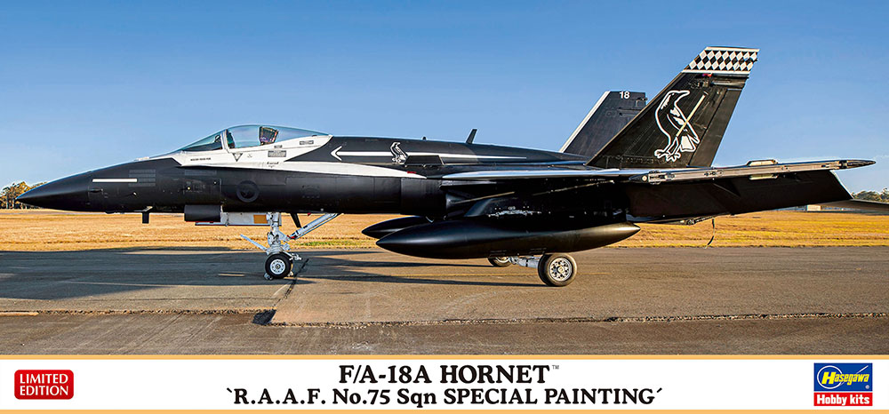 ハセガワ、プラモデル「F/A-18A ホーネット “オーストラリア空軍 第75飛行隊 記念塗装”」本日発売！ - HOBBY Watch