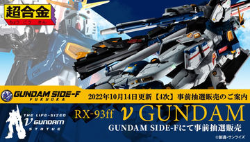 超合金 RX-93ff νガンダム」一時販売中止。一部ルールを守らない人が