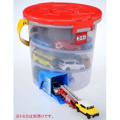 はっくん　トミカ15台セット トミカ約15台を収納可能な「トミカ でるでるバケツ」が「楽天スーパー