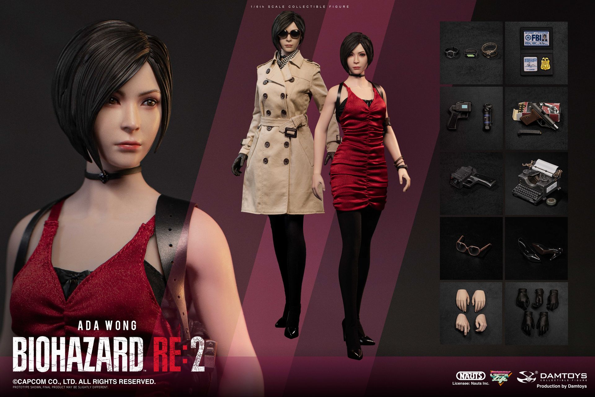 バイオハザード re4エイダ 1/6 カスタム - ゲームキャラクター