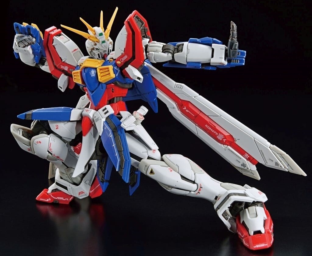 RG 1/144 ゴッドガンダム に似た開脚ポーズのマグアナック（ジャンク 