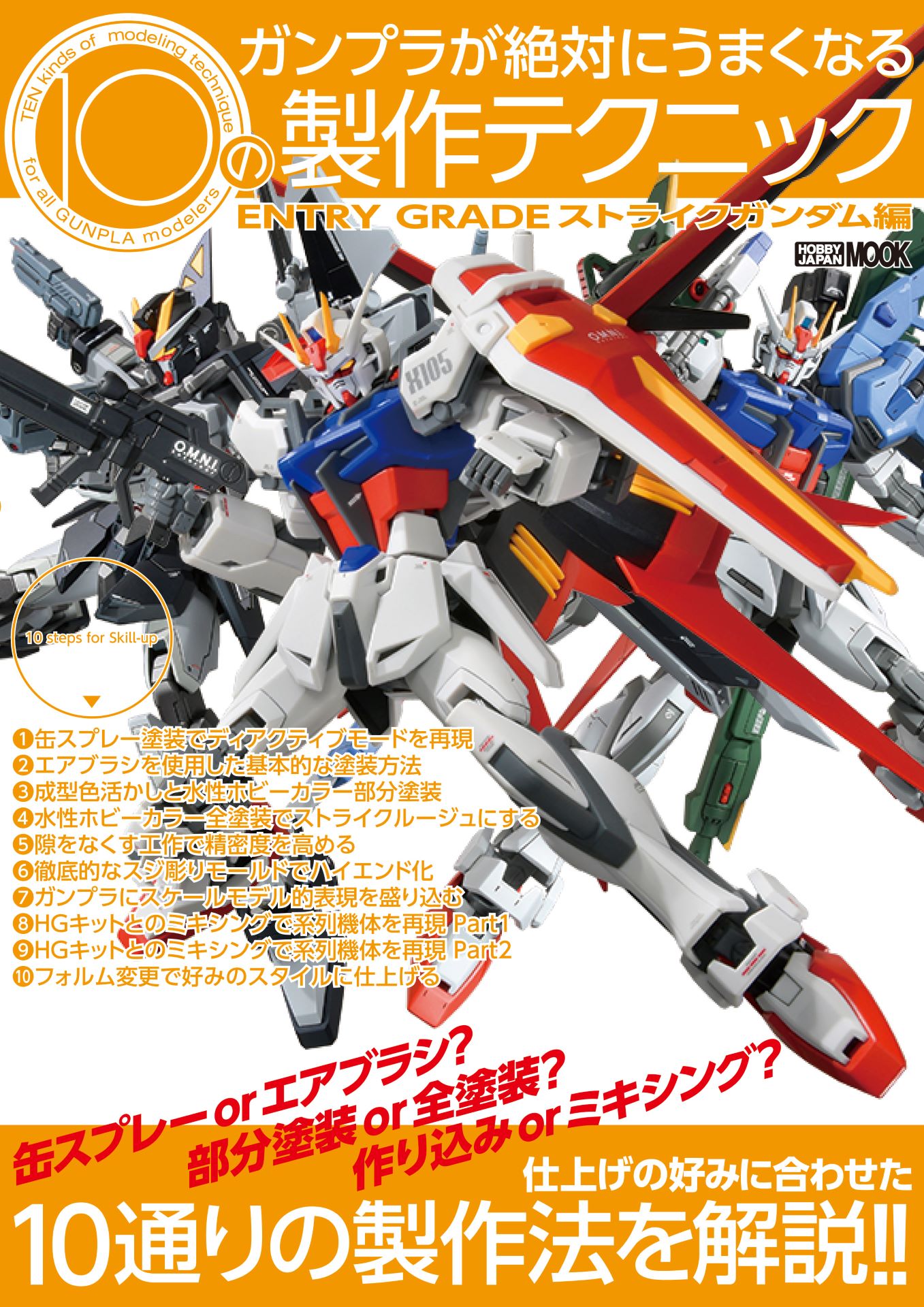 ガンプラ製作テクニックをまとめた雑誌「ガンプラが絶対にうまく