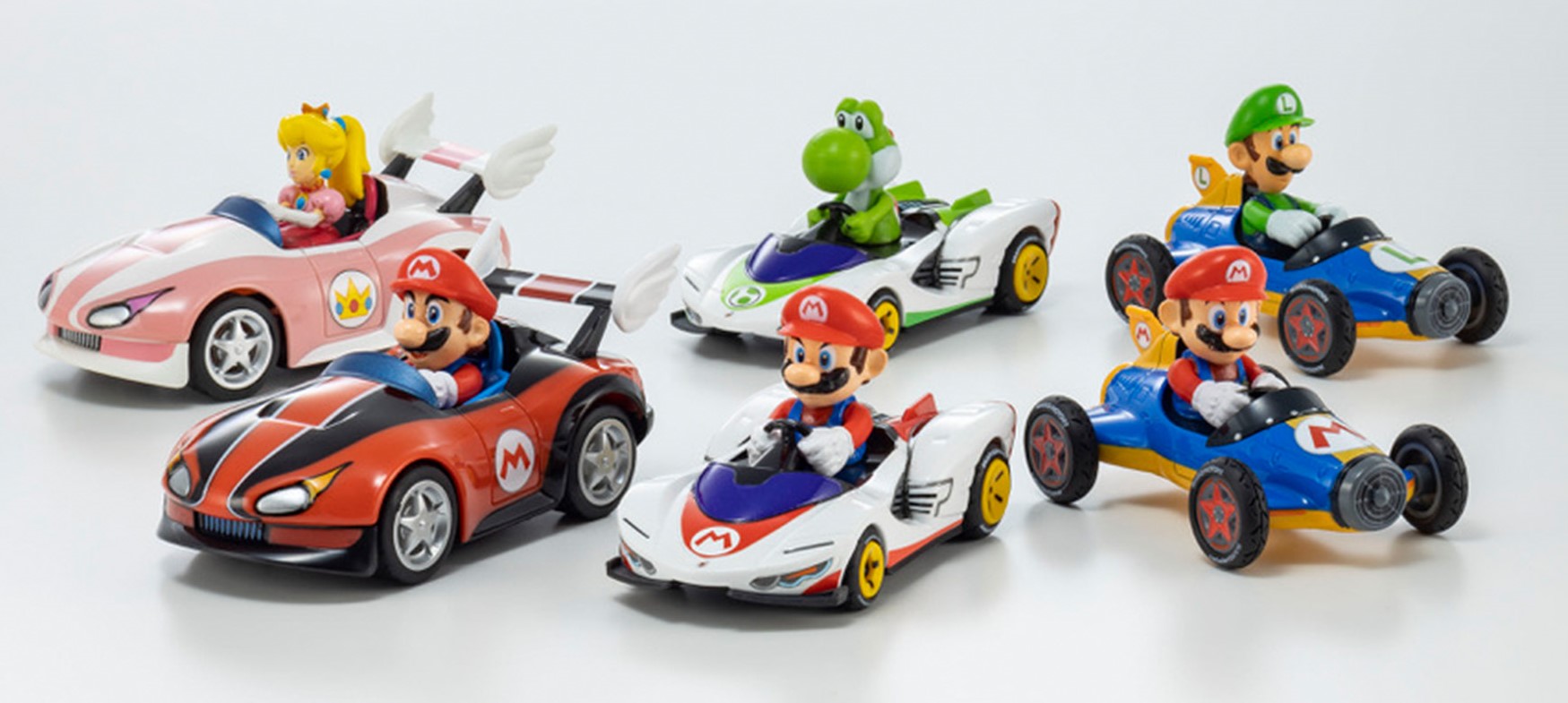 まるでゲームから飛び出してきたような造形！ プルバックカー「マリオ