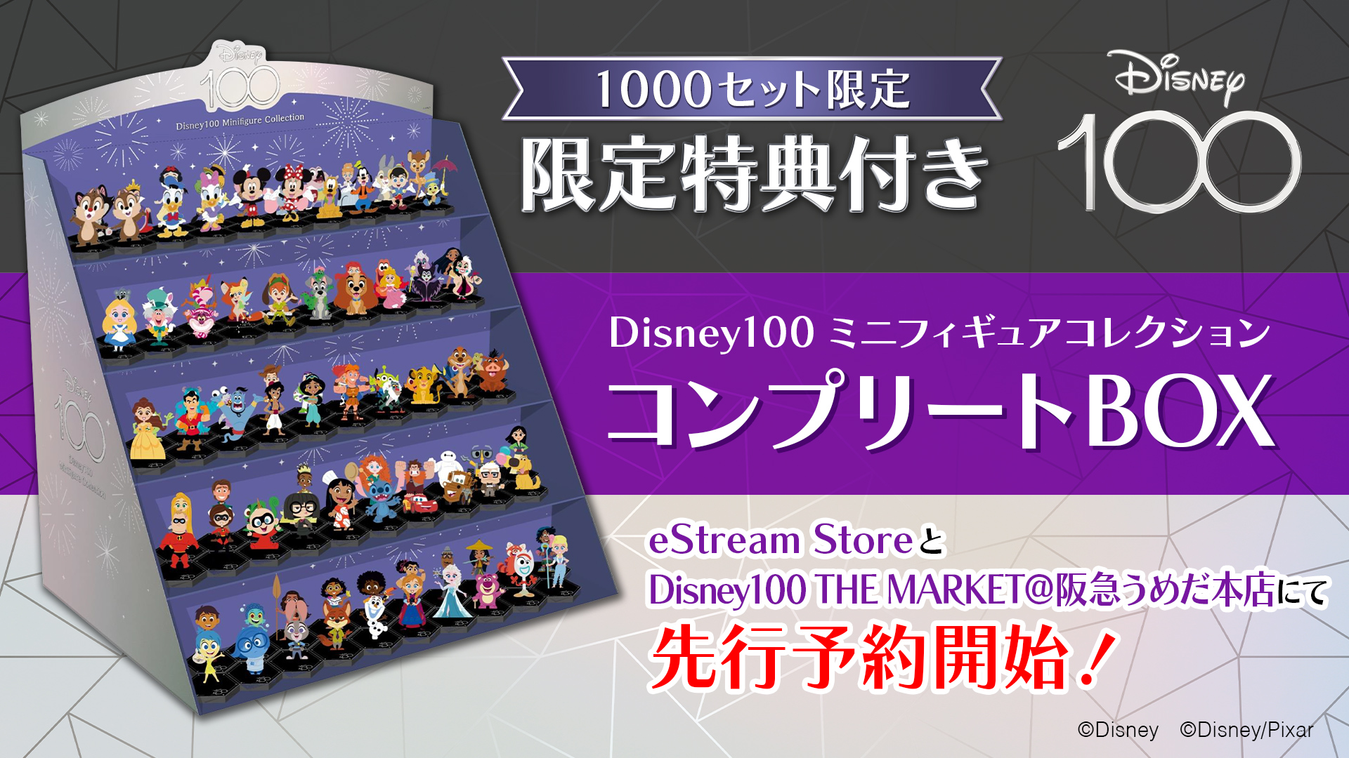 ディズニー トレーディングカード 100周年 6BOX ディズニー 6種 