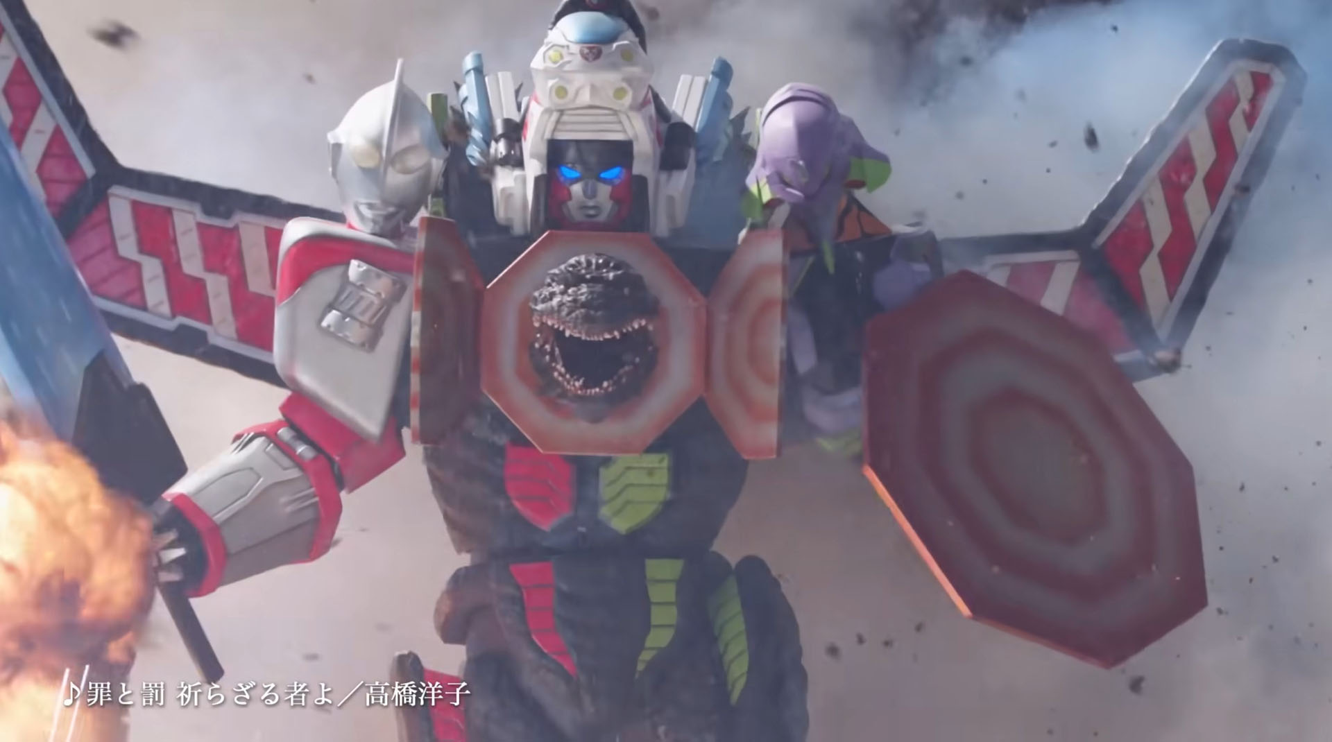 特別企画】3機編隊の敵、爆炎を進むロボ……。「S.J.H.U.PROJECT シン