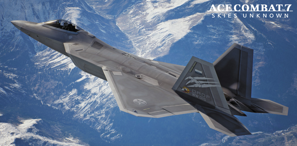 1/48 F-22 ラプター `ストライダー1` ハセガワ、「『エースコンバット7』 F-22 ラプター